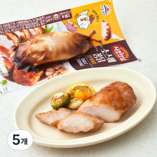 사조 안심 소스에퐁닭 갈릭데리, 130g, 5개