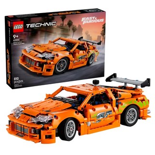 LEGO 樂高 42204 動力科技 玩命關頭 豐田 Supra MK4 積木玩具，經典跑車模型，混和顏色, 1盒