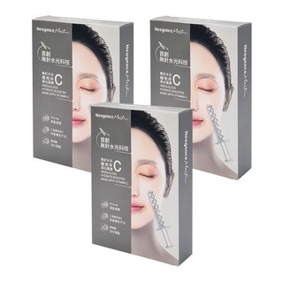 Neogence 霓淨思 無針水光維他命C美白面膜 Set 首創科技 乙基維他命C 傳明酸, 5片, 3盒