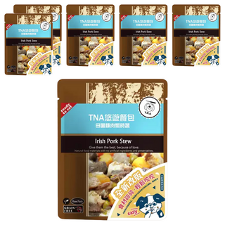 T.N.A. 悠遊 全齡種貓狗 餐包, 田園豚肉燉時蔬, 150g, 6包
