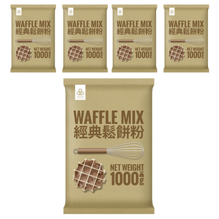 開元食品 經典鬆餅粉, 1kg, 5包