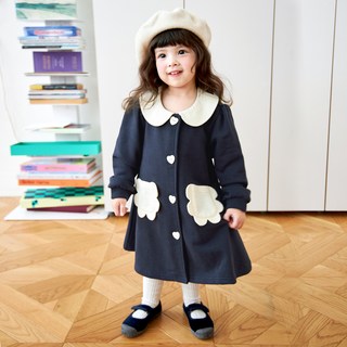 BERRYMAY 女童扇貝邊口袋外套