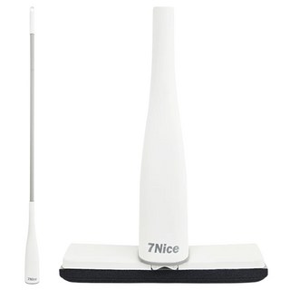 7Nice 魔法濕海綿拖把 附替換棉 乾濕兩用 微濕好拖 收納立落 高效除汙, 127 x 32cm, 1個