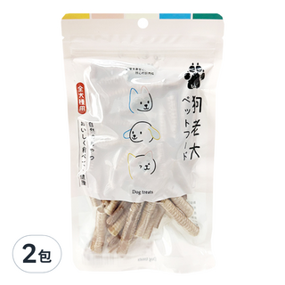 狗老大 成犬用寵物零食, 60g, 香脆鴨氣管, 2包
