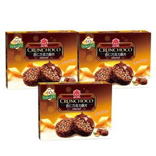 義美 杏仁巧克力酥片 牛奶巧克力, 280g, 3盒