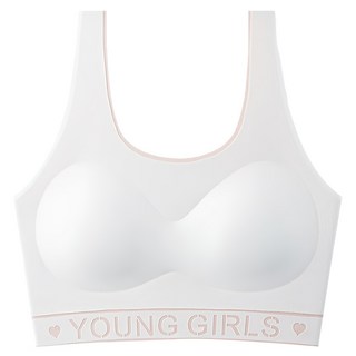 YOIIE 良の居家 0壓感冰絲 吸濕透氣 包覆運動型保護內衣 YW2015 第二階段無鋼圈款 運動少女風背心款 35~45kg適用