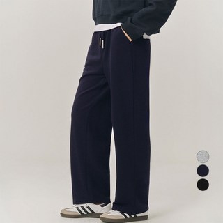 afinar 女款半寬版日常易穿搭鬆緊帶運動褲