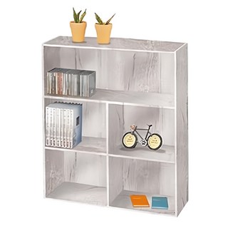 USEFUL DESIGN 悠室屋 大三空粉彩書櫃, 80 x 30 x 90cm, 白橡