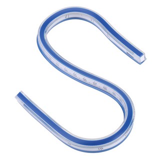 Life 徠福 曲線尺 有刻度 60cm, 1個