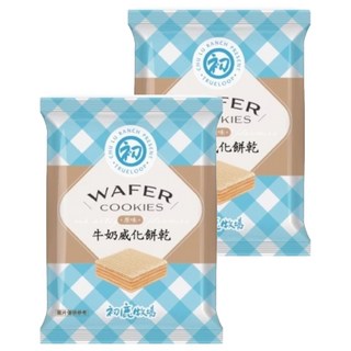初鹿牧場 牛奶威化餅乾 原味, 128g, 2包