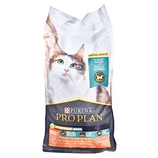 PRO PLAN 冠能 成貓 舒敏系列 配方乾飼料, 1袋, 3.18kg, 鮮鮭
