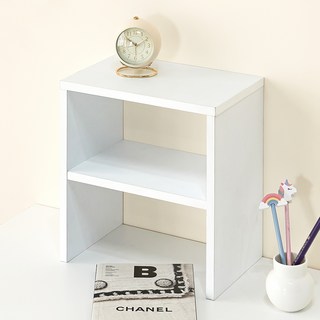 양지가구 양발이 선반, 백색, 2단