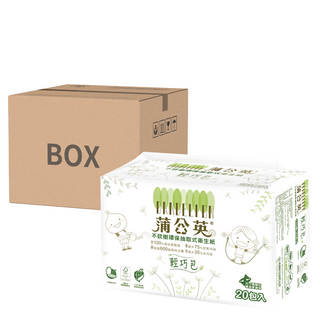 蒲公英 環保抽取式衛生紙 輕巧包 2層 120張, 20包, 6袋