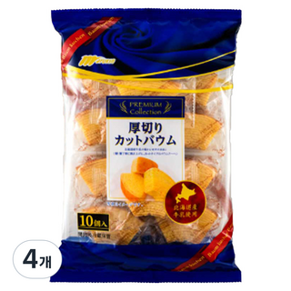 丸金 厚木切塊蛋糕, 4個, 200g