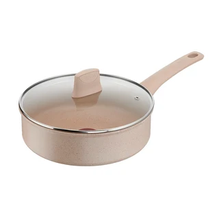 Tefal 特福 法式歐蕾系列 不沾深煎鍋 加蓋 G2933202, 24cm, 1組