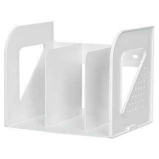 시스맥스 이엘 책꽂이 3단, WHITE