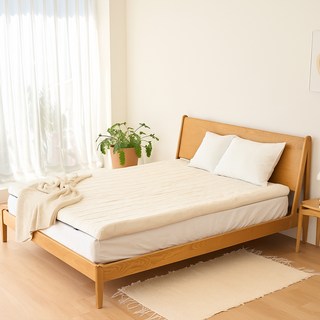 몽스홈 국내 제조 12존 고밀도 토퍼 매트리스, 아이보리, 6cm