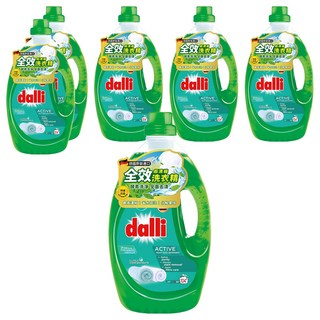 dalli 達麗 全效超濃縮洗衣精，酵素洗淨 全面去漬, 3.65L, 6瓶
