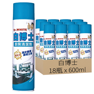 Dr.White 白博士 廚房清潔劑, 600ml, 18瓶