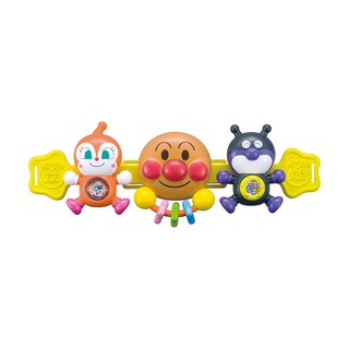 ANPANMAN 麵包超人 麵包超人與朋友 嬰兒車玩具, 混和顏色, 1個