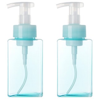 慕斯分裝瓶, 2個, 透藍色