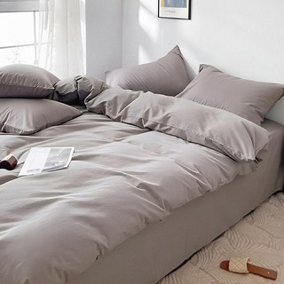 Aaron艾倫生活家×Roberta Colum 諾貝達卡文 經典素色舒柔棉床包 + 枕套