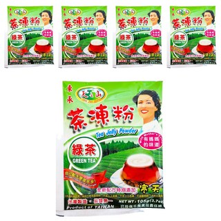 東承 天之山 綠茶茶凍粉, 台灣製造, 105g, 5包