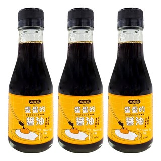 高慶泉 蛋蛋的醬油，140ml, 3瓶