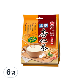 義美 冰糖杏仁茶, 390g, 6袋