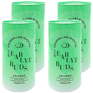 魚池鄉農會 台茶18號初蕊, 每批茶葉通過SGS農藥檢驗, 具淡淡的甘蔗香、清香甘甜、不苦不澀, 冷、熱飲用皆可, 15g, 1罐, 4罐