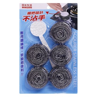 HIKARI 日光生活 5+1鋼絲球超值組 R584, 1組