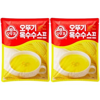 오뚜기 옥수수 스프, 1kg, 2개