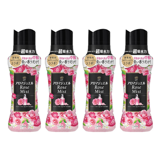 Lenor 蘭諾 日本原裝進口 衣物芳香豆 神秘玫瑰香, 420ml, 4瓶