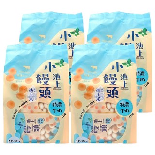 池上鄉農會 池上小饅頭 特濃牛奶口味, 150g, 4袋