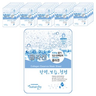 COCOPHARM Natureby膠原蛋白精華面膜, 30片, 6組