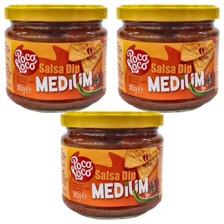 Poco Loco 中辣莎莎醬, 310g, 3罐