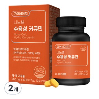모어네이처 나노셀 수용성 커큐민, 30정, 2개