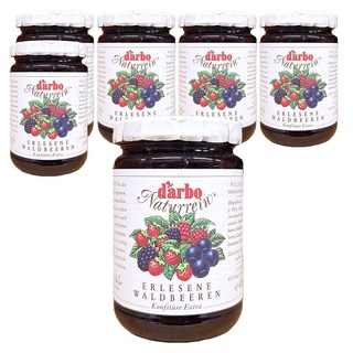 d'arbo 徳寶 奧地利天然果肉果醬 森林莓果 覆盆莓 黑莓 藍莓 野生草莓, 450g, 6罐