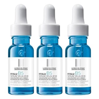 LA ROCHE POSAY 理膚寶水 台灣公司貨 B5彈潤修復多效撫紋眼部精華, 15ml, 3瓶