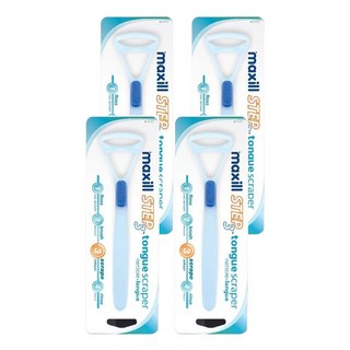 maxill 美適 法式刮舌器 快速清除舌苔 耐溫-20~80度C, 4個
