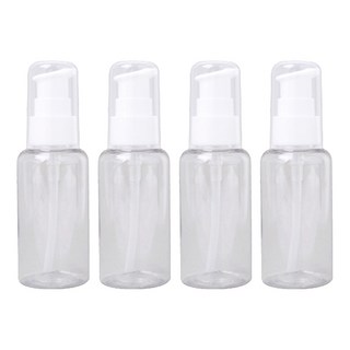 SONAK 60ml分裝瓶4入組 PET PS材質, 透明, 1件