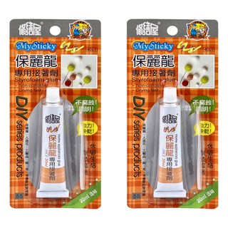修繕屋 保麗龍專用接著劑 20ml 不腐蝕 速乾, 1包