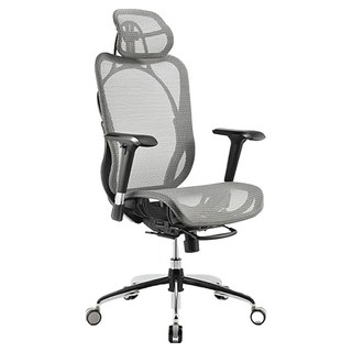 收納王妃 台灣製造 舒適電腦椅 T-05, 灰色