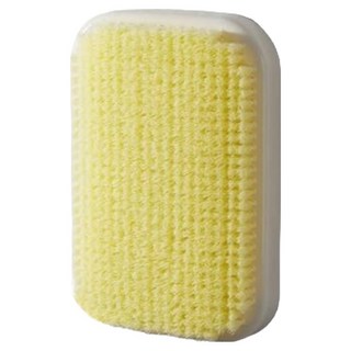 臻林嚴選 超大面積貼牆沐浴第二代搓背刷 尺寸30*20cm PP塑料材質+尼龍, Yellow, 1個