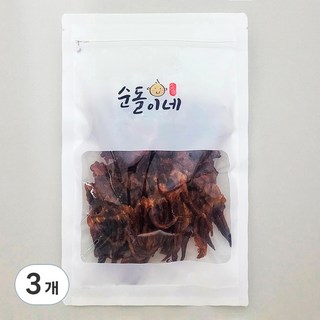 烤短腿魷魚腳乾, 3包, 150g