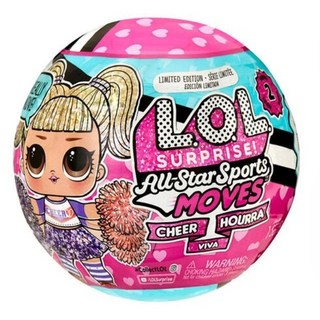 MGA Entertainment LOL 驚喜動動寶貝-啦啦隊 盲盒玩具, 1入