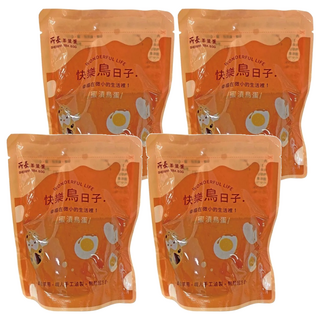 所長茶葉蛋 蜜漬鳥蛋, 迷你尺寸, 香甜濃郁, 口感Q彈, 免剝殼即食, 140g, 4包