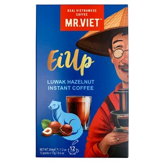 MR.VIET 麝香榛果風味即溶咖啡粉 越南, 17g, 12包, 1盒