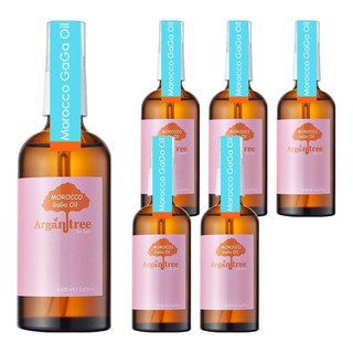 DR.GAGA 不黏手護色版摩洛哥堅果護髮油 甜愛戀, 100ml, 6瓶