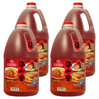 萬家香 海山醬 非基因改造黃豆, 4kg, 4桶